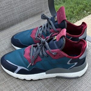 Adidas Men's Nite Jogger Tech Mineral Sneakers, size 11.5